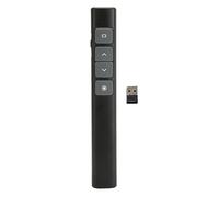 Portable Presentation Clicker,Presentation Remote 2.4G RF Clicker Presenter Pen, Plug and Play USB Presenter PPT Remote Control