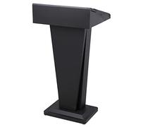 Portable Presentation Lectern Multi Function Podium Stand Adjustable Reading Desk for Schools Churches Embassies Lightweight Black Lectern for Easy Use