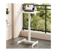 Portable Presentation Podium Stand with Stable Base for Professional Speeches in Schools Offices Conferences and EventsAdjustable Height and Lightweight Design