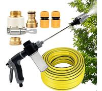 Portable Pressure Washer - Compact Spray Cleaner Tool, Adjustable Nozzle Non Slip Handle Strong Water Device, Multi Purpose Washer | Quick Cleaning Solution Vehicle Window Glass Garden Lawn