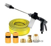 Portable Pressure Washer, Handheld Power Washer with Adjustable Nozzle & EVA Handle, Multi-Level Pressure Spray Wash Machine for Car or Courtyard