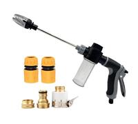 Portable Pressure Washer, Handheld Power Washer with Adjustable Nozzle & EVA Handle, Multi-Level Pressure Spray Wash Machine for Car or Courtyard