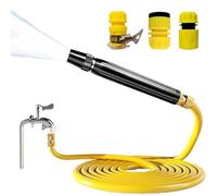 Portable Pressure Washer | Small Adjustable Spray Cleaner - Handheld Power Washer for Cars | for Cleaning Detailing Garden Yard Outdoor Driveway Household Wall