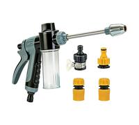 Portable Pressure Washer - Threaded Joint Adjustable Spray Cleaning, High Flow Water Wall, Twist Nozzle Power Sprayer, Yard Maintenance Tool, Outdoor Lawn Patio Plant Flower Landscape Car Home