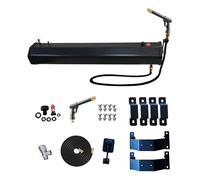 Portable Pressurized Shower Tank, 4.8 Gallon Solar Heated Shower for Camping, Outdoor Washing, Travel, and Rinse Kit for Adventures