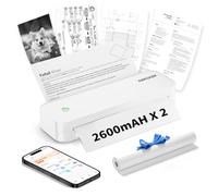 Portable Printers Wireless for Travel,Inkless Thermal Bluetooth Mini Printer Compatible with Android,iOS&Laptop,Support 8.5" X 11" US Letter&A4,Portable Small Mobile Travel Printer for Home,Office