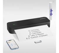 Portable Printers Wireless for Travel, Portable-Thermal-Bluetooth-Inkless-Small-Printer Support 8.5" X 11" US Letter&Legal,A4&,A5,with 3 rolls of thermal paper,Compatible with Android,iOS Phone&Laptop