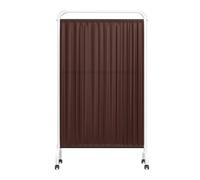 Portable Privacy Screen on Wheels Waterproof Nylon Partition for Medical Beauty Office SpacesEasy Setup Lightweight Mobile Room Divider Privacy Shield