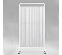 Portable Privacy Screen, Room Divider, Medical Privacy Screen With Wheels, Folding & Rolling Room Divider For Health Room Cubicle Clinic Salon, Bed Partition With Rounded (Size:5panel,Color:White)