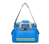 Portable Professional First Aid Kit, Waterproof Oxford Cloth Medical Insulation Refrigerated Storage Bag, Vaccine Plasma Transport Handbag(Blue,Large)