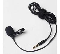 Portable Professional Grade Lavalier Microphone 3 5mm Jack Hands- Omnidirectional Mic with Reinforced Cord Broadcast Quality for Live Interviews Video More