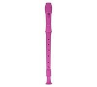 Portable Professional Recorder Flute Professional Eight Hole Treble Saxophone Recorder Clarinet ABS Woodwind Instruments(Rose Red Flute)