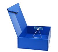 Portable Project Case | Waterproof PVC Document Box | Integrated Lid Design | Document Storage for A4 Documents | Compact Organizer 33.5 x 24.5 x 8.8 cm | Soluzion