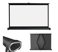 Portable Project Sn 16:9 Floor Stand Projector Sn Self Standing Lightweight & Easy to Carry Wide Angle Viewing Ideal for Home Theater & Presentats 50" (4:3)
