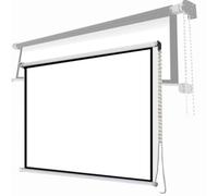 Portable Projection Screen Manual Pull Down and Office, Easy Setup, Lightweight Design