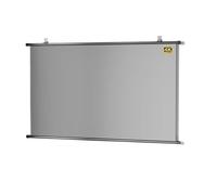 Portable Projection Screen， Manual Pull Down Projector Screen Folding Wall Ceiling Mountable 60 72 inches 4:3 16:9(4:3 Ratio,72")