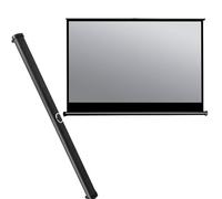 Portable Projection Screen， Wall Pull Down HD Foldable Projector Screen 30-50 inch 4:3 Black(50"4:3)