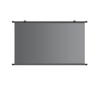 Portable Projection Screen， Wall Pull Down Projector Screen Metal Manual 4:3 16:9 60-72 inches 3.5 times Gain HD 3D(16:09:00,60 inches)