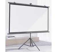 Portable Projection Screen with Dual Assembly for Outdoor Parties, Classroom Presentations, and Film Festivals