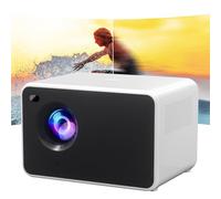 Portable Projector, 4K Full HD Movie Projector with Auto Focus & Keystone, WiFi Bluetooth, Silent Operation, Built-in Speaker for Home Cinema, 200'' Screen