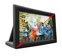 Portable Projector Screen, 14FT 16FT 20FT Inflatable Movie Screen Outdoor Projector Movies Screen With Carrying Bag For Home Theater Camping Events for Cinema School, Churches, Parties(20ft set)