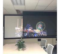 Portable projector Screen, Motorized Tensioned Projector Screen 16:9 4k Black Crystal ALR 84-133 inch(133inch)