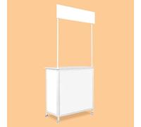 Portable Promotion Counter, Pop Up Reception Event Desk, Trade Show Display Table, Speech Stand, Tasting Booth Advertising Stand