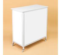 Portable Promotion Counter, Pop Up Reception Event Desk, Trade Show Display Table, Speech Stand, Tasting Booth Advertising Stand