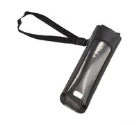 Portable Protective Shell Lightweight Travel Portable Protective | Shock-absorbing PU material, scratch resistant, black finish, 4.8x2x14.3cm, home entertainment