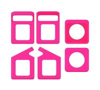 Portable Protective Sleeve with Carry Handle Soft Protective Silicone Sleeve Scratch-Resistant Protective Cover for Tonies Toniebox 1 Audio Player Rose Red