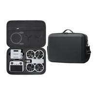 Portable PU Carrying Case for DJI Avata 360 Drone Shock-Resistant Drop-Proof Travel Hard Case for DJI Avata360 Drone, RC 2 Remote Controller and Battery Charging Hub (Black)
