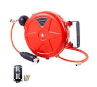 Portable PU Hoses Reel with Auto Locking Feature Garage Reel for Enhances Work Efficiency in Various Environments PU Materials