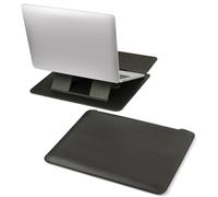 Portable PU Leather Laptop Sleeve Case And Adjustable Stand Fit 13inch 14inch PC Laptop Tablets