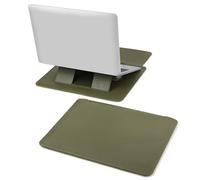 Portable PU Leather Laptop Sleeve Case And Adjustable Stand Fit 13inch 14inch PC Laptop Tablets