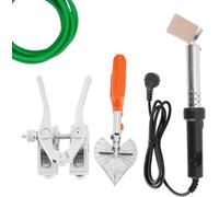 Portable PU Round Belt Butt Machine Kit Polyurethane Hot Melt Connector & Scissor Soldering Iron