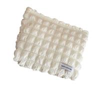 Portable Puff Makeup Holder Polyester Cosmetic Bag Student School Pencil Case Large Capacity Beauty Accessories Case