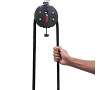 Portable Pulley Trainer System with Adjustable Resistance for Muscle Endurance, Upper Body & Extremity Exercise, Rope Pulling Machine for Home Gym