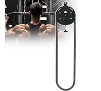 Portable Pulley Trainer System with Adjustable Resistance for Muscle Endurance, Upper Body & Extremity Exercise, Rope Pulling Machine for Home Gym