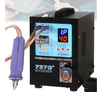 Portable Pulse Spot Welder for 18650 Lithium-Ion Battery, 110v-220v Battery Welding Machine with Foot Switch, Soldering Station, and Welding Wire