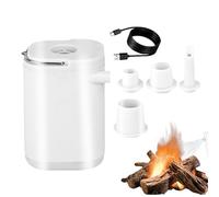 Portable Pump, 600 mAh Battery, Small Rechargeable Air Pump for Inflating Deflating - for Mattresses, Balls, Basketball, Toys, Football Volleyball, Raft, Floats, Swimming Pools, Navigation