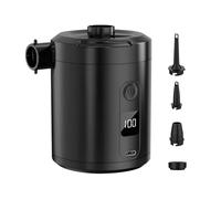 Portable Pump for Inflatables, Cordless Mattress Pump USB Charging, Quick Fill Automatic Blow Up Tool for Swimming Rings Sleeping Bed Pool Floats Outdoor Camping Road Trip