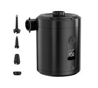 Portable Pump for Inflatables, Wireless Pump with USB Charging | Automatic Inflation Deflation Device with Digital Display for Mattresses Camping Floating Rings