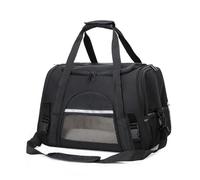 Portable Puppy Kitten Transport Tote,airline Approved Pet Carrier Bag for Cats & Dogs, Foldable Soft-sided Travel Carrier with Removable Blanket gray 44 * 25 * 28cm