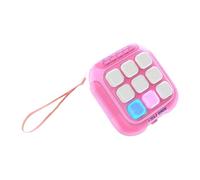 Portable Push Game Toy with Top Controls, Light-Up Button Layout, Screenless Hand-Eye Fun for Family, Travel Use, Shared Button Tapping Toy Handheld Reaction Game Portable Travel Family Activity Hand