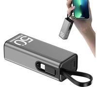 Portable pwer Bank - 5000mAh Compact mni Powerbank Battery Pack, Small USB C Fast Charger | Lightweight Backup Charger For Type C Phones, andrid Smartphones, emergncy Travel pwer Supply, On-the-G
