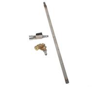 Portable Radiator Cleaning Nozzle For 4500 PSI Systems, Construction Resists Bending In Confined Workspaces