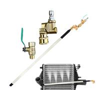 Portable Radiator Cleaning Wand, Radiator Cleaning Wand with Air Pipe Quick Connector, 4500 PSI 24'' High Pressure RadiatorCleaning Tool, Fit for Household Cars,Trucks,RV