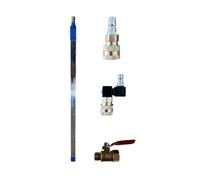 Portable Radiator Flush Cleaner Tool, 2000 PSI High-Pressure Water Tank Cleaning Device for Automotive Cooling System Maintenance, Stainless Steel(A)