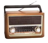 Portable Radio FM Player Bluetooth AM SW USB Rechargeable Telescopic Antenna HQ