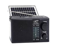 Portable Radio Player FM AM SW USB Solar Panel Bluetooth Flashlight Travel Beach